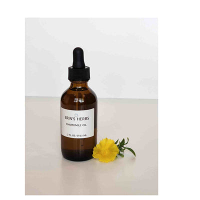 chamomile - infused - facial - oil - organic - and - vegan - facial - serum - organic - erinsherbs